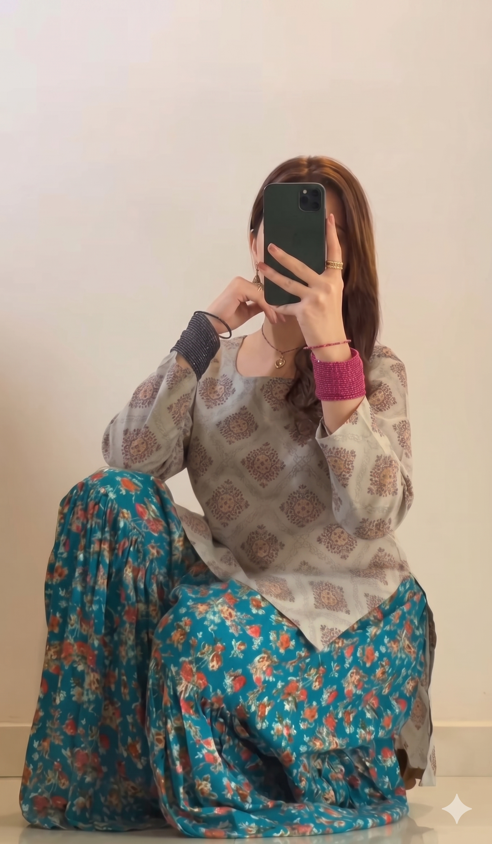 Roha - 2 Picece Printed Stitched Dress Summer Sale 50% Off