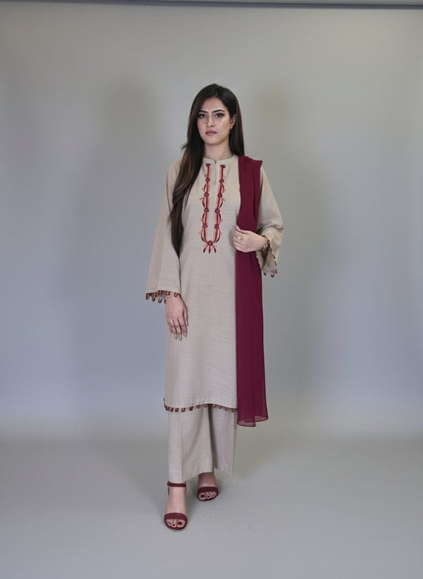 Miral 3 Piece Embroided - EID Sale 50% OFF