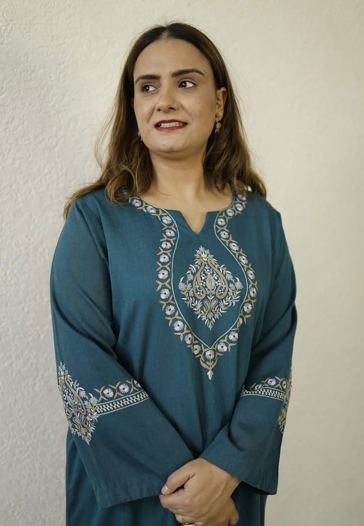 Firuzeh Stiched 2Pc Embroidered Winter Fabric