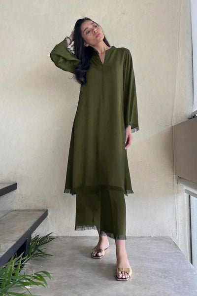 Blamo - 2 PC Stitched Premium Fabric