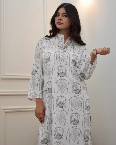 Noori -2pc Long Lenght -Premium Linen 2pc
