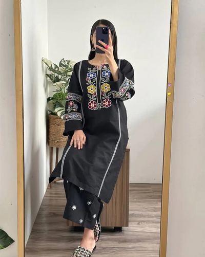 Safina Embroidered Stitched 2 piece