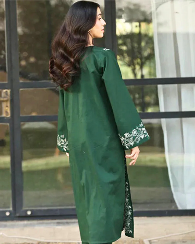 Agha Noor - Embroidered Long Shirt 2 piece