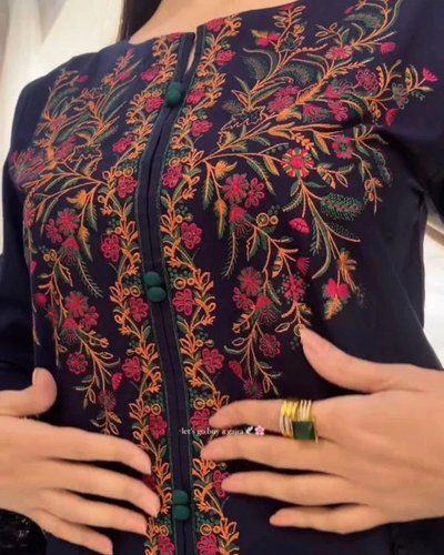Rang ja Embroidered Stitched ( 2 piece) ZL1004