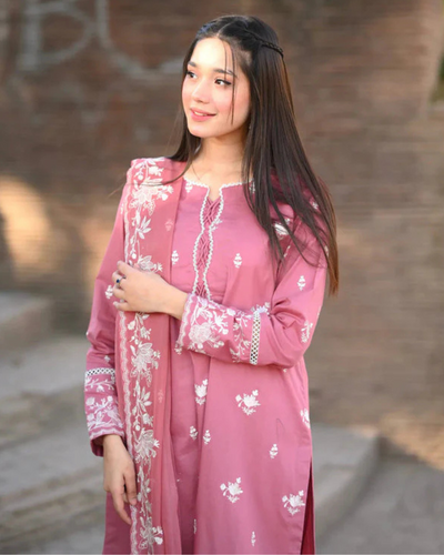 Ayyat- Embroidered 3 piece stiched