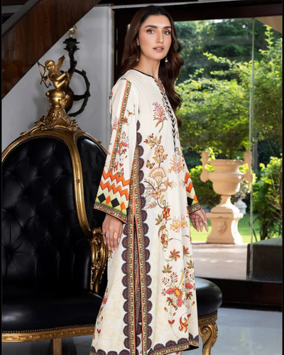 Naimal Floral Fusion Stiched (2 piece) ZL1007