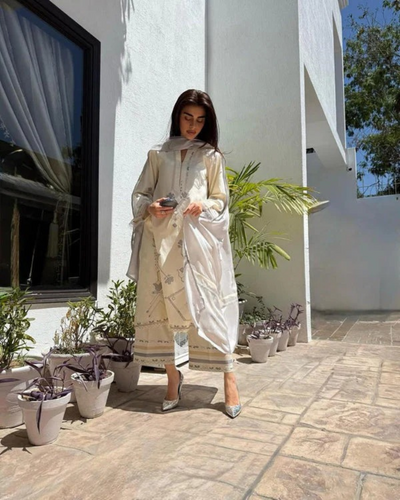Norah Embroidered Stitched (2 piece)