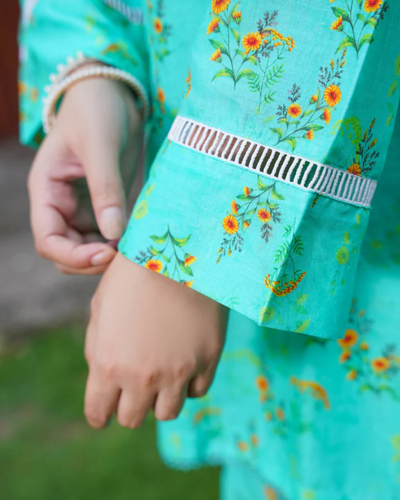 Firoza- Cambric Ghrara 2 Piece with Shirt