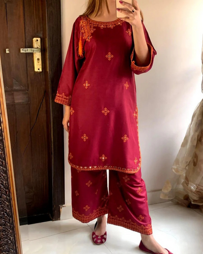 Gul Rung ( 2 Pieces Stitched)