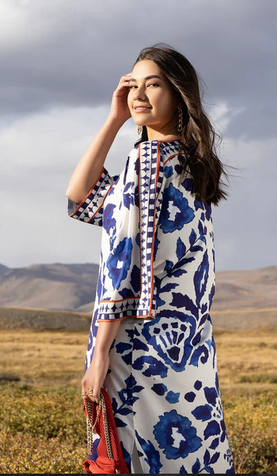 Areeba - Stitched 2Pc printed Suit - Premium Fabric