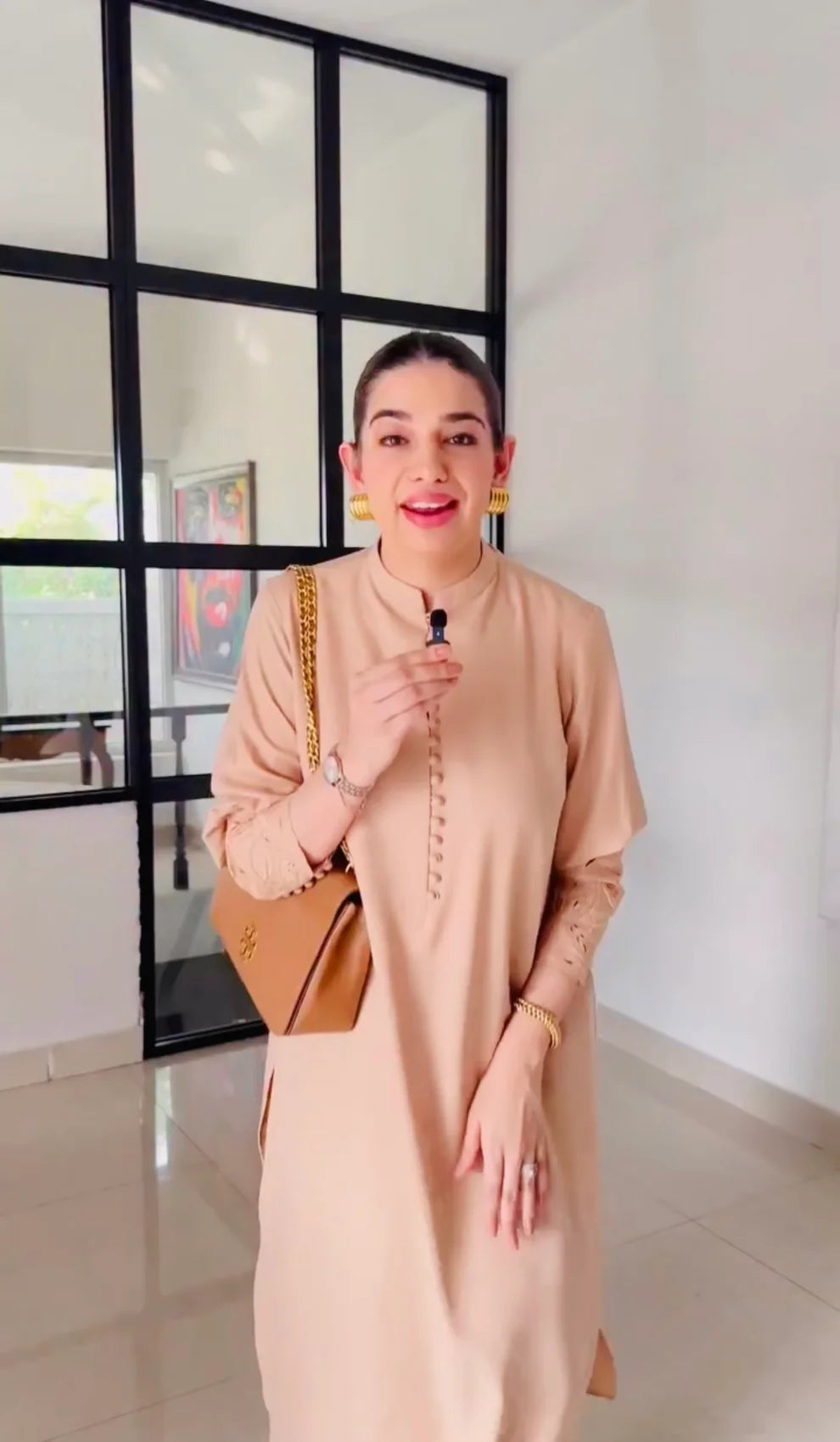 Zoya - Stitched 2pc Beige Venice Set - Premium  Fabric