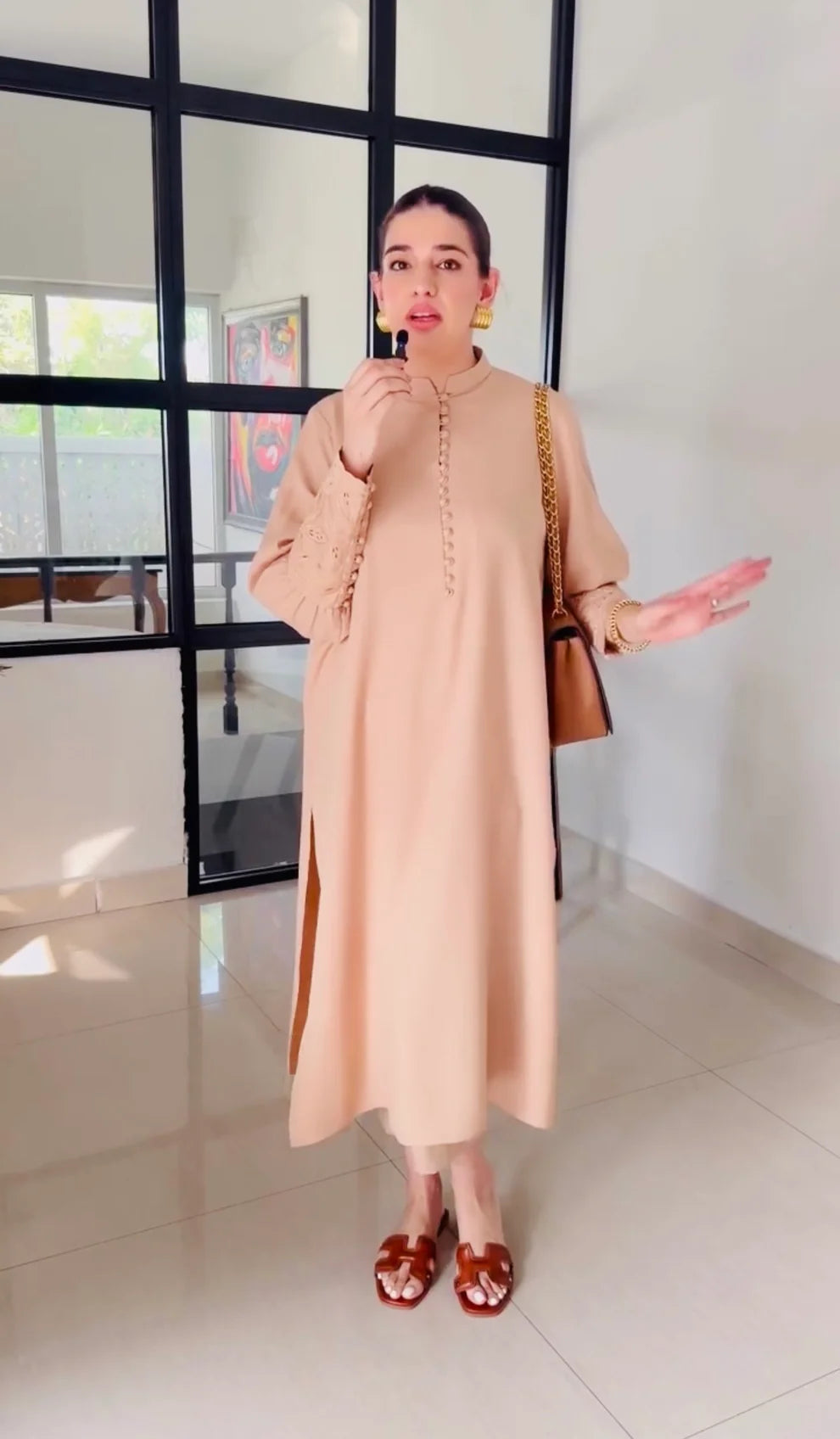 Zoya - Stitched 2pc Beige Venice Set - Premium  Fabric