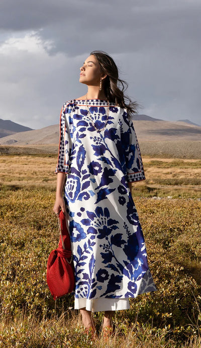 Areeba - Stitched 2Pc printed Suit - Premium Fabric