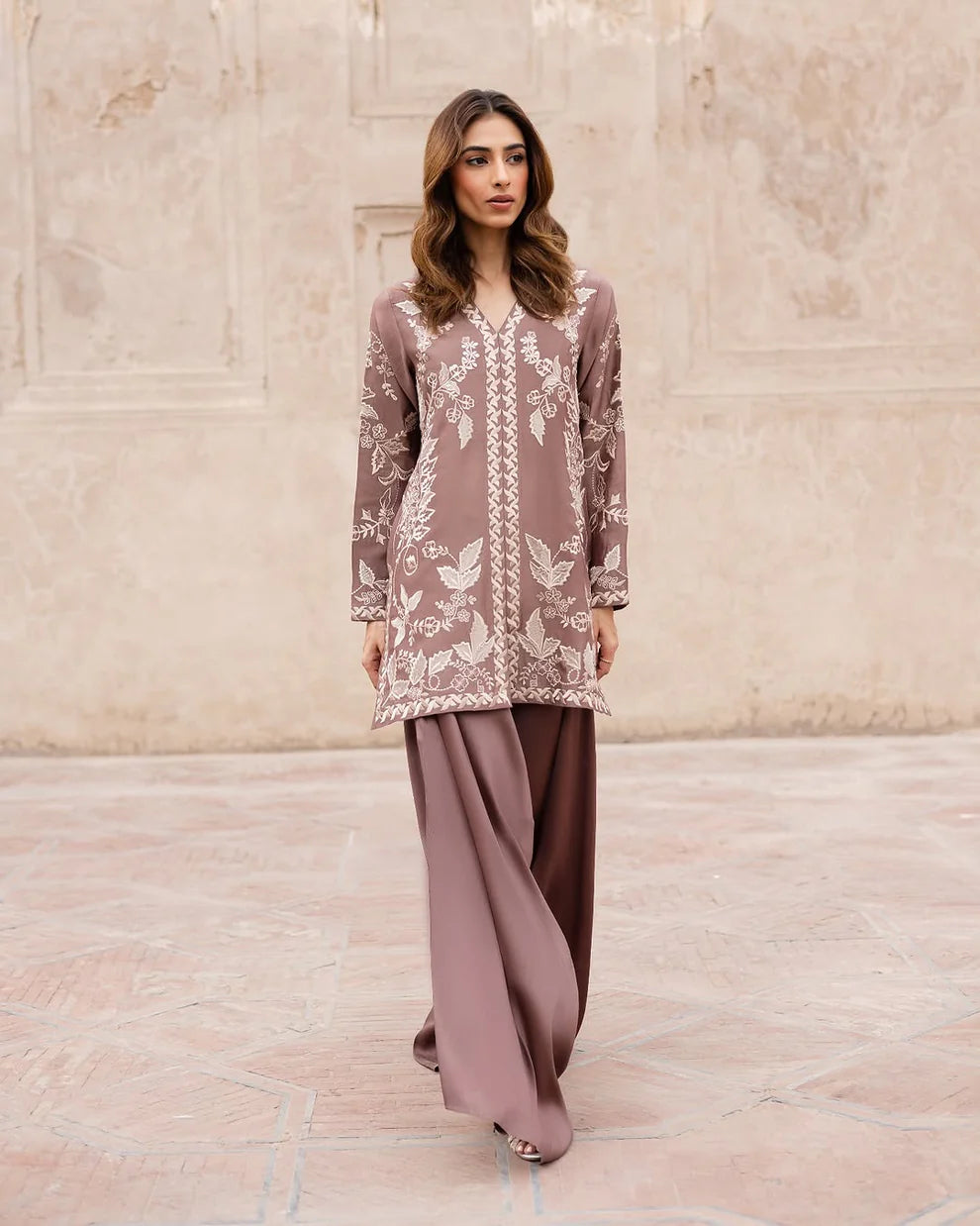 Malika - 2Pc Embroidred Suit - Premium Fabric