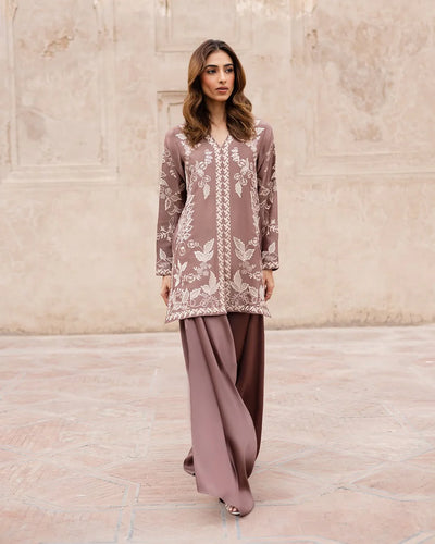 Malika - 2Pc Embroidred Suit - Premium Fabric