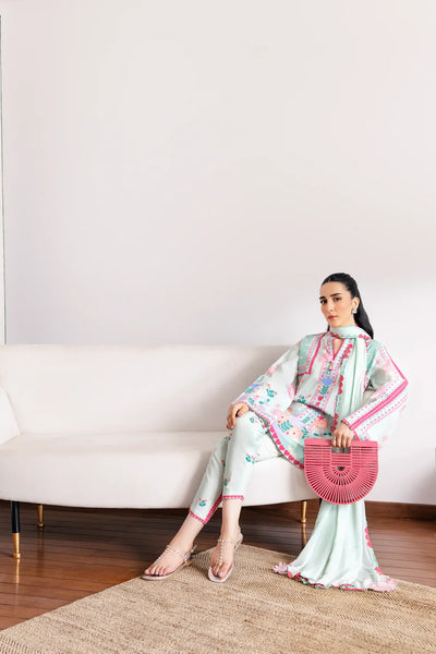 Yumna - Stitched 2Pc printed Suit - Premium Fabric