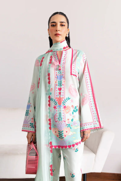 Yumna - Stitched 2Pc printed Suit - Premium Fabric