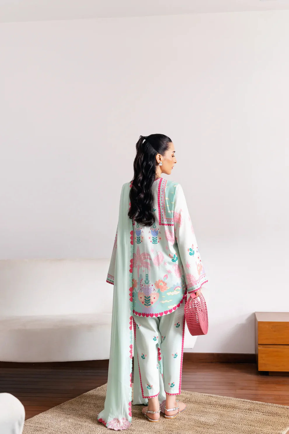 Yumna - Stitched 2Pc printed Suit - Premium Fabric