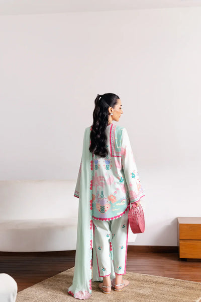 Yumna - Stitched 2Pc printed Suit - Premium Fabric