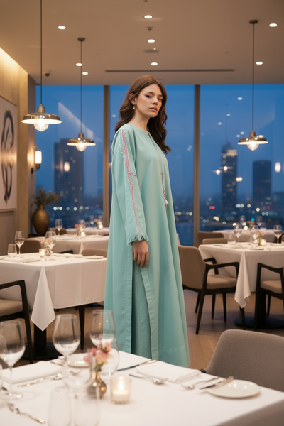 Sassi - Embroidred Stitched 2 PC Premium Fabric