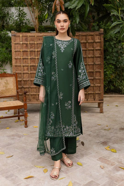 Kashaf - Embroidred 3 pc Stitched Premium Fabric