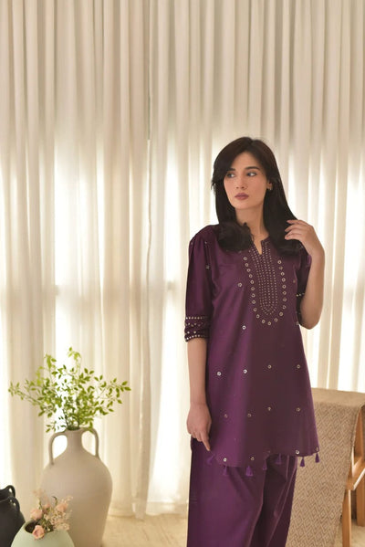 Sehar – Embroidered 2-Piec - Premium Fabric