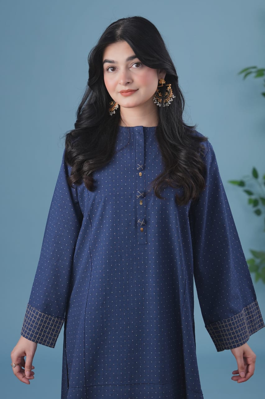 Hajra - 2Pc Embroidred Suit - Premium Fabric