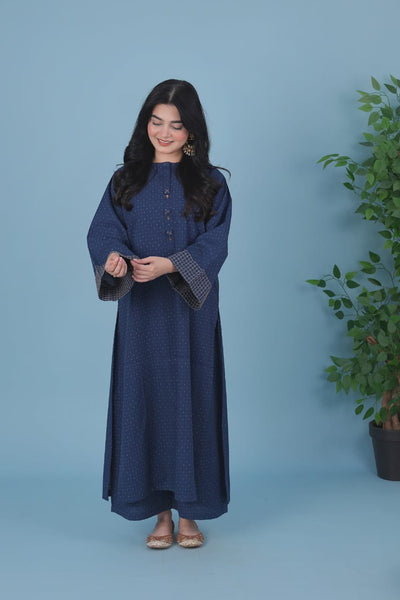 Hajra - 2Pc Embroidred Suit - Premium Fabric