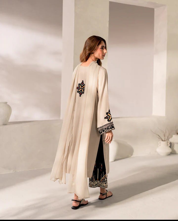 Mashal - 2Pc Embroidred Suit - Premium Fabric