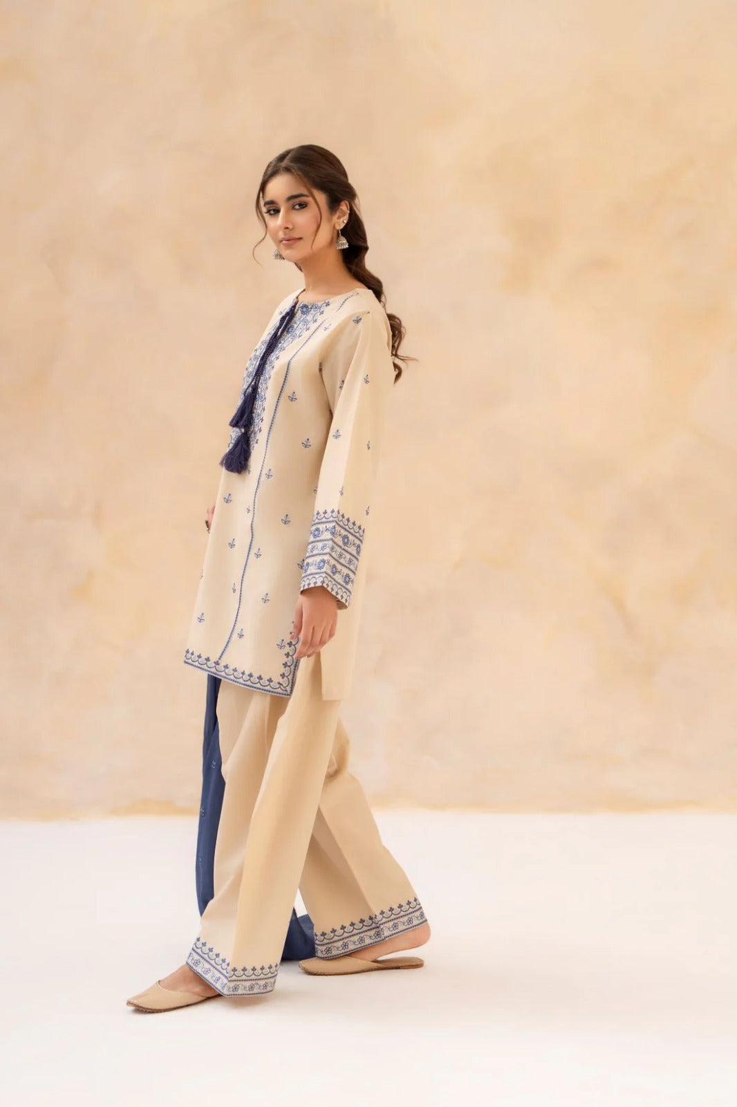 Andleeb-Stitched 3 Pcs Dress With Dupatta EID SALE 50% OFF