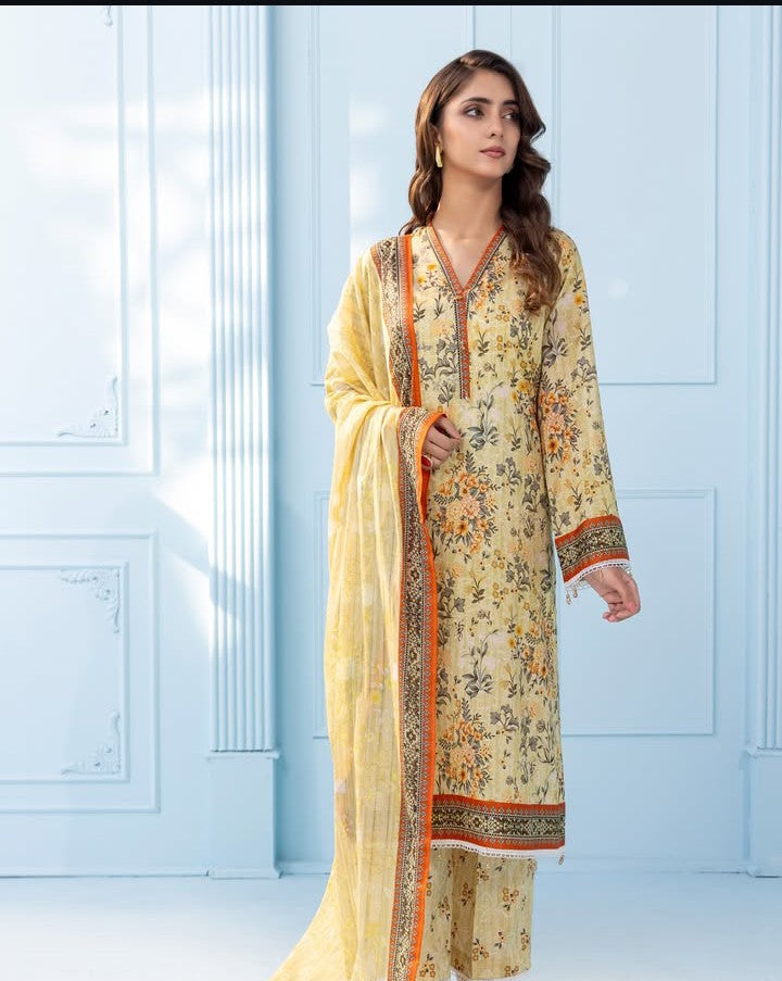 Lawn suit 3 Piece