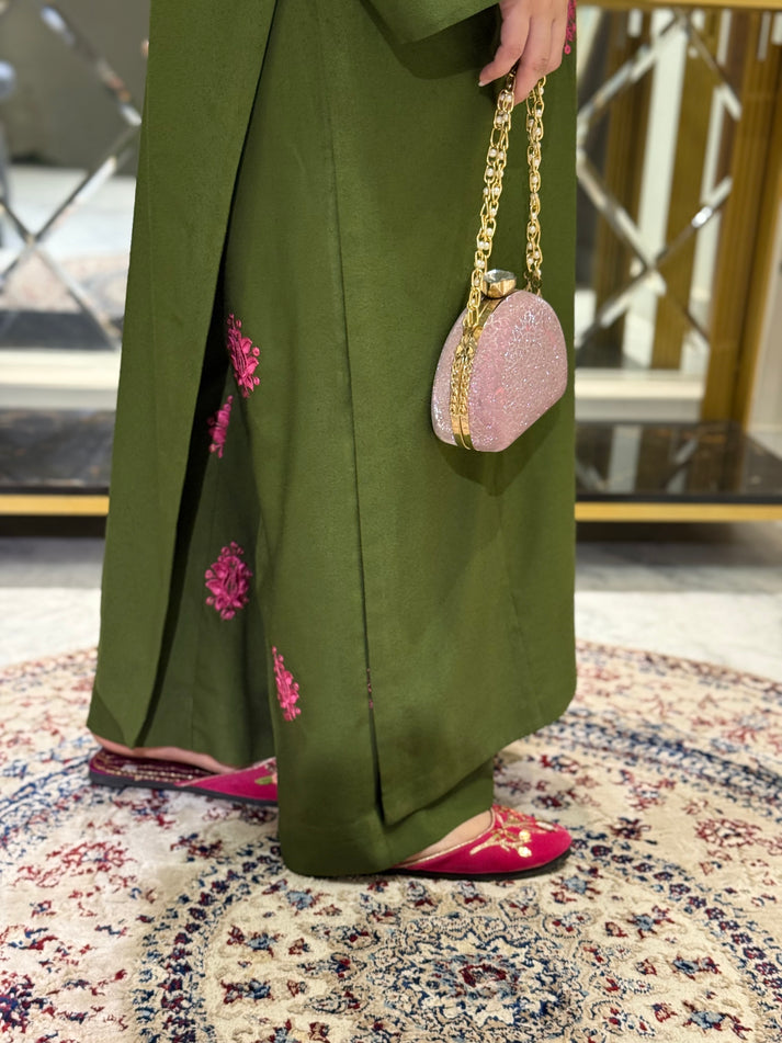 Tulip Embroidered Stitched 2Pc Premium Winter Fabric