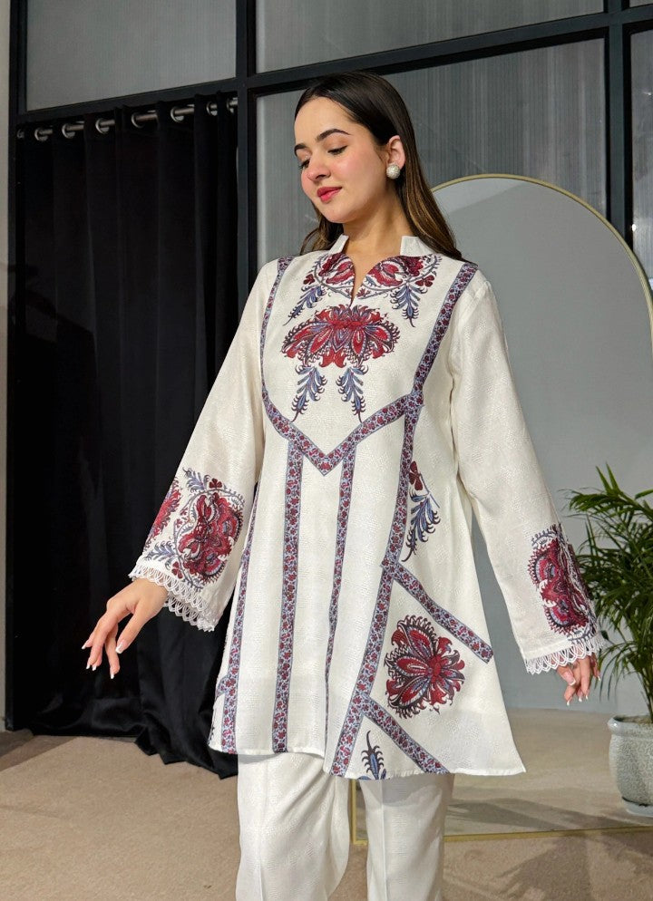 Rangrez Floral 2-piece Kurta Set