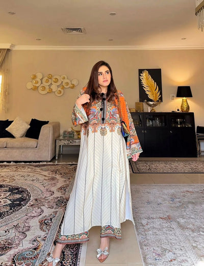 Hira digital-print 2 piece