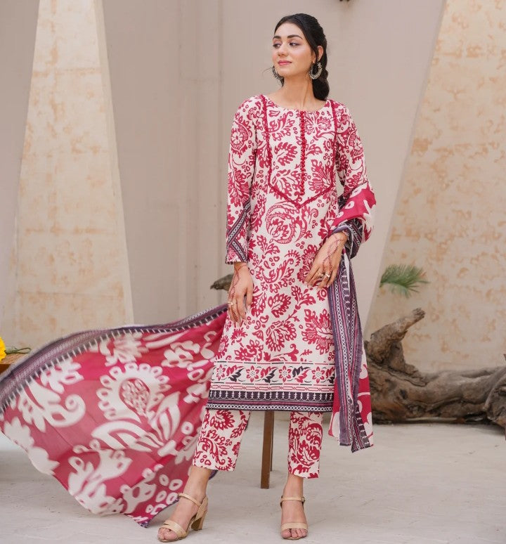 Gulnar Stitched 3 piece