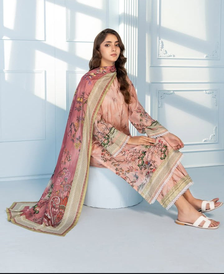 Riwayat lawn 3 piece