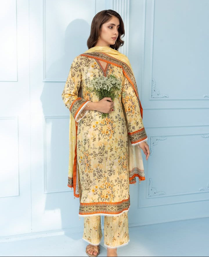Lawn suit 3 Piece