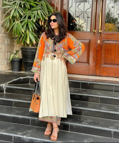 Hira digital-print 2 piece