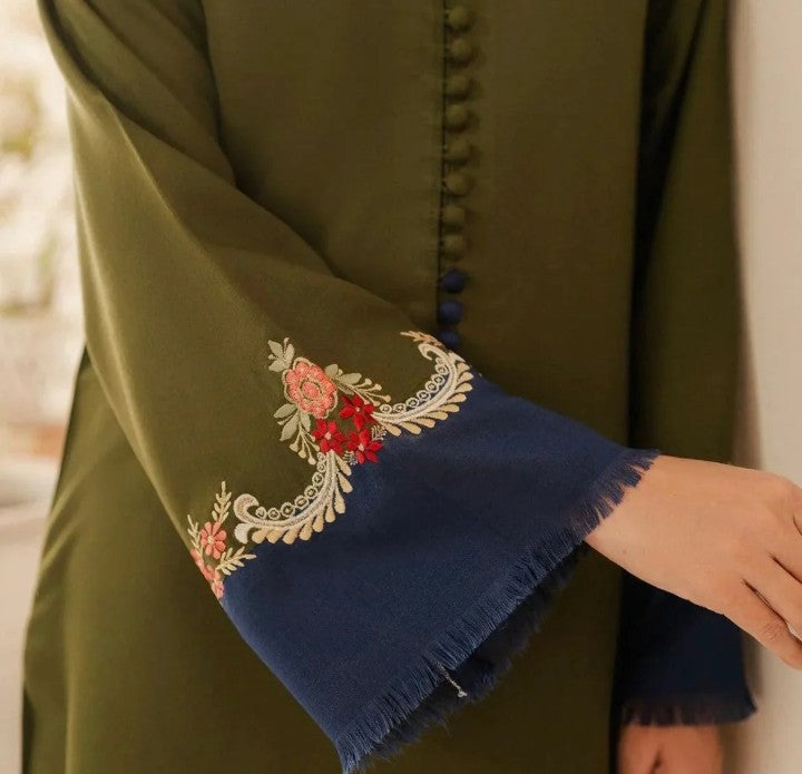 Huma  Embroidered stiched (2 piece)ZL1008
